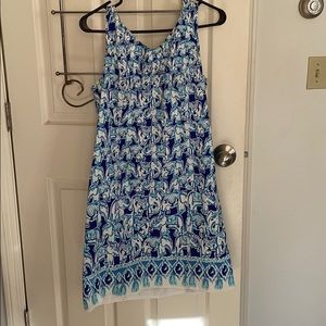 Elephant print dress